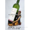 polyresin pirate figurine wine holder